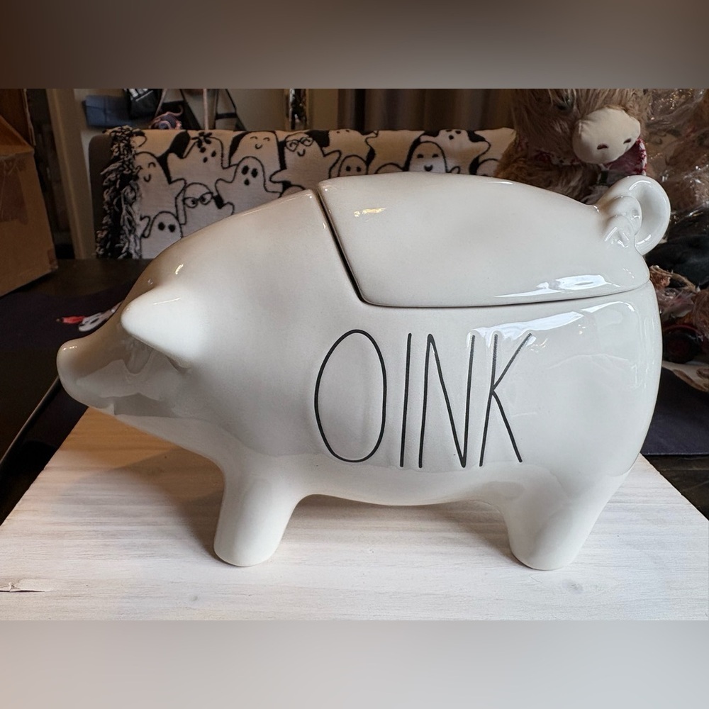 Rae Dunn Artisan Collection Pig Cookie Jar